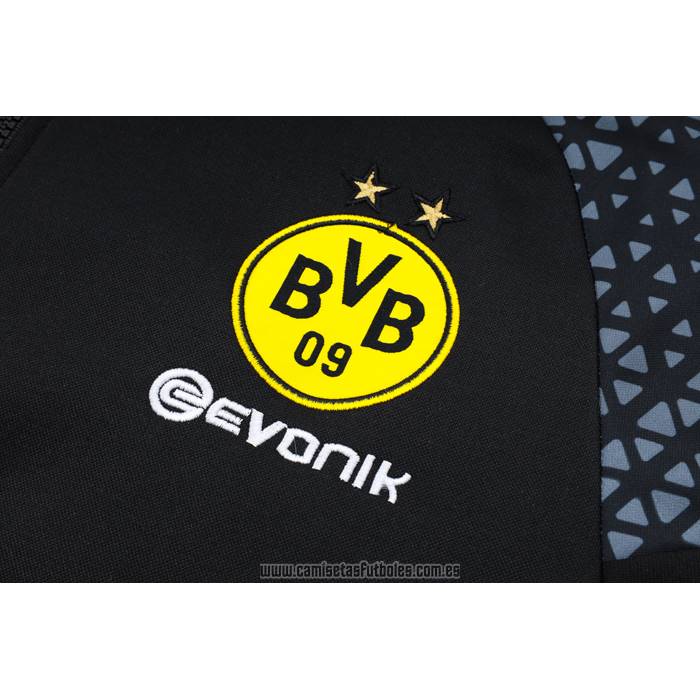 Chandal de Sudadera del Borussia Dortmund 2023-2024 Negro